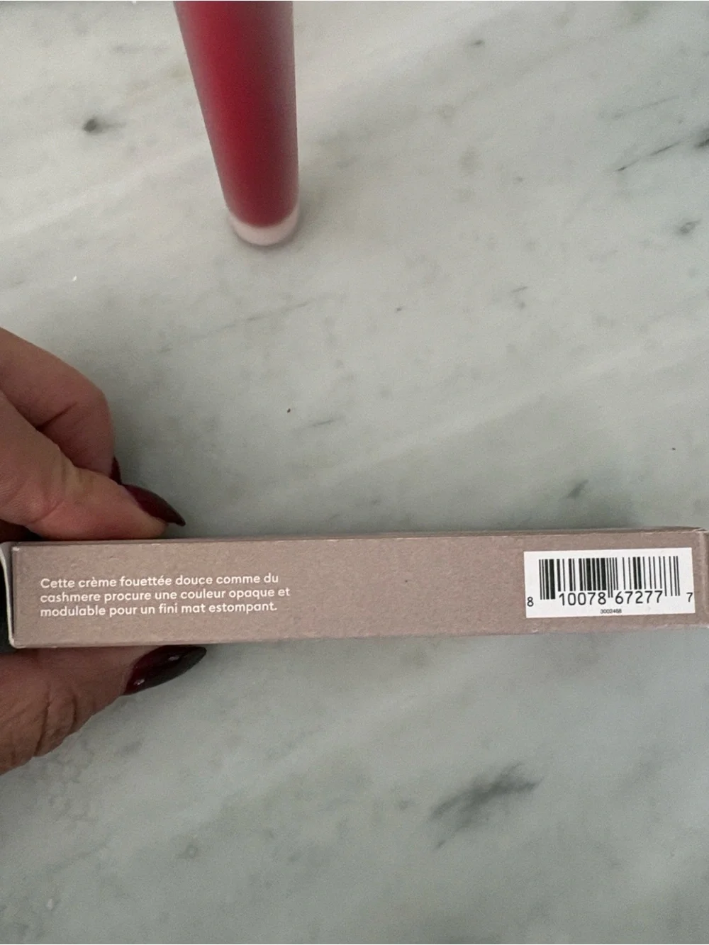 Rose Inc Velvet Matte Lip Cream - Deep Red NEW